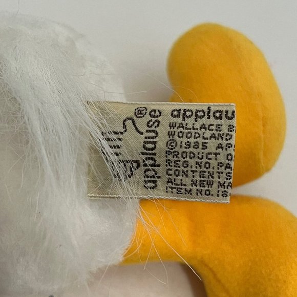 Vintage 1985 Applause Graduation Owl Plush  And Graduate Figure Cake Topper - Picture 11 of 16